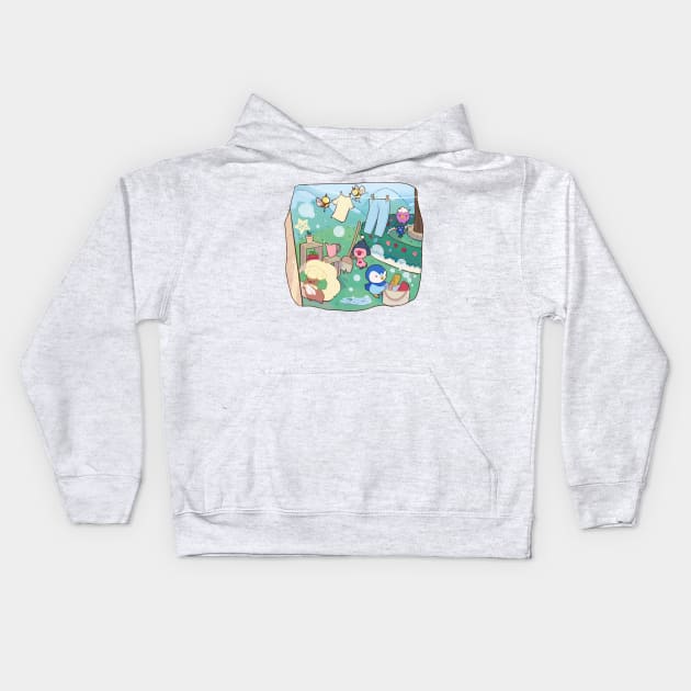 Spring cleaning Kids Hoodie by ly.s_art